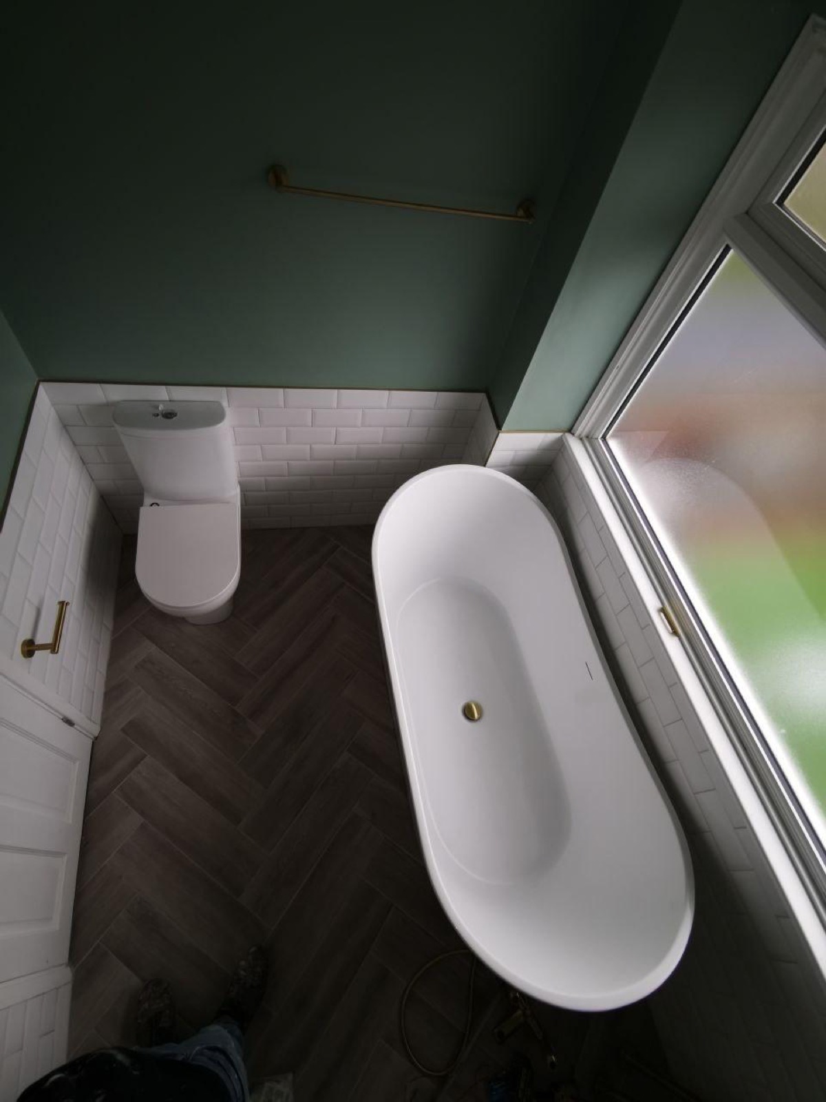 Modern bathroom renovation